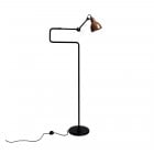 DCW éditions Lampe Gras Nº411 Floor Lamp Raw Copper