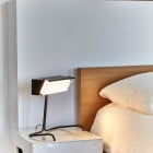 DCW éditions Biny LED Table Lamp White Shutters / Black Base