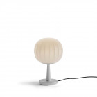 Small Lita Stemmed Table Lamp in White