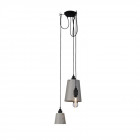 Buster + Punch Hooked 3.0 Mix Chandelier - Stone & Smoked Bronze