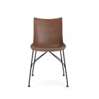 Kartell Smart Wood P/Wood Chair Basic Veneer Dark Wood Black