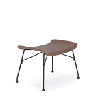 Kartell Smart Wood S/Wood Ottoman Slatted Ash Dark Wood Black