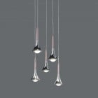 Lodes Rain LED Pendant Rose Gold