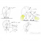 Lodes Blow LED Table Lamp Drawing