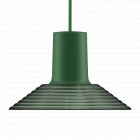 Zero Compose Suspension - Glass Shade Large Green/Green Glass