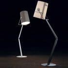 Diesel Living with Lodes Fork Floor Lamp Ivory Structure/Grey Diffuser and Anthracite Structure/Ivory Diffuser