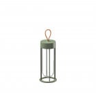 Flos In Vitro LED Outdoor Unplugged Light Pale Green
