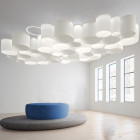  Artemide Ripple Cluster 3 LED Suspension in Multiples in Gallery
