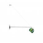 Fabbian Beluga Arm Wall Light - Green