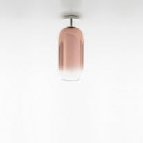 Artemide Gople Mini Ceiling Light Copper Shade / Silver Base