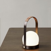 Audo Copenhagen Carrie Leather LED Table Lamp