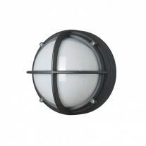 Louis Poulsen Skot Outdoor LED Wall/Ceiling Light Graphite Opal