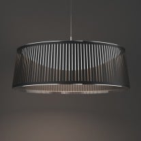 Pablo Solis Drum LED Pendant Light 36 Black