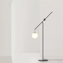 Luceplan Malamata Floor Lamp Matt Black