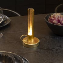 Orsjo Belysning Visir LED Portable Table Lamp Brass