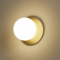 Estiluz Alfi LED Wall Light Matt Gold