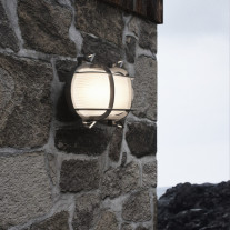 Nordlux Helford Outdoor Wall Light Nickel