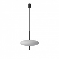 Astep Model 2065 Pendant White Shade with Black Cable Off