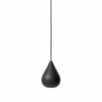 Mater Liuku Drop Pendant Light Black Stain Lacquered