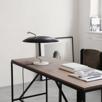 Astep Model 537 Table Lamp Black/White