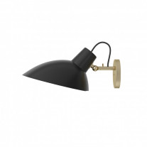 Astep VV Cinquanta Wall Light Black/Brass without Switch