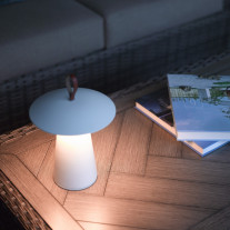 Nordlux Ara LED Portable Lamp in Garden (Sanded)