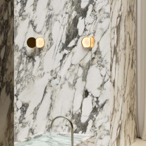  DCW editions Poudrier LED Wall Light in Bathroom