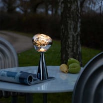 Tom Dixon Melt Portable LED Lamp - Silver in Garden