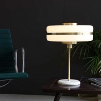 Bert Frank Masina Table Lamp on Coffee Table