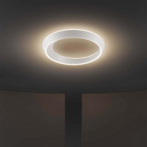 Matte White Lodes Tidal LED Ceiling Light