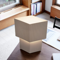 Large Cotton Pholc Romb Table Lamp