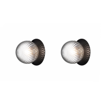 Nuura Liila 1 Wall Light - Black - Two Pack