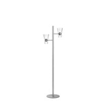 Flos Nocturne LED Floor Lamp F2 Cone Silver