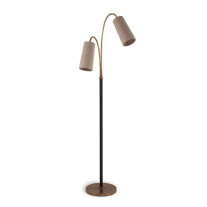 Porta Romana Kelly Floor Lamp Antique Brass