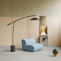 Muuto Contra Floor Lamp in Sitting Room