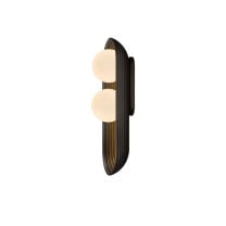 Bert Frank Eos Double Wall Light Opal Dark Bronze