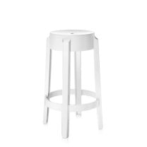 Kartell Charles Ghost Stool - Medium, White