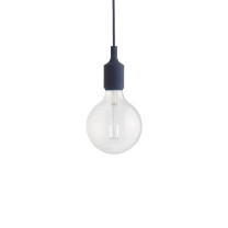 Muuto E27 Pendant Light - Midnight Blue