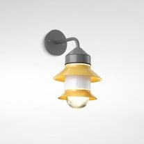 Marset Santorini Fixed Stem Wall Light Mustard