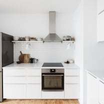 Anglepoise Original 1227 Wall Light Linen White in Kitchen