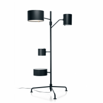 Moooi Statistocrat Floor Lamp LED  RAL 9005 Jet Black