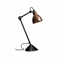 DCW éditions Lampe Gras Nº205 Table Lamp Raw Copper
