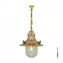 Original BTC Ships Decklight Polished Copper Clear Glass