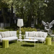 Green Kartell Sottsass Colonna Stools