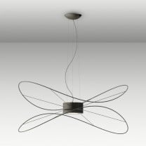 Axolight Hoops LED Suspension Black 2 in Room