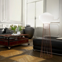 Copper Fabbian Aerostat Floor Lamp