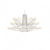 Moooi Coppelia Suspended LED Chandelier Small Stainless Steel