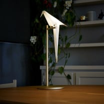 Moooi Perch LED Table Lamp in Dining Room