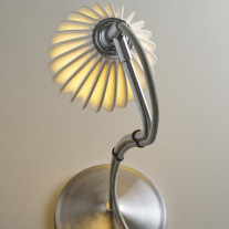 Original BTC Fin Table Lamp On Detail