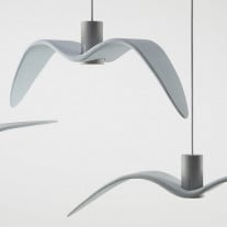 White Brokis Night Birds Suspension